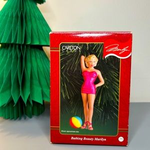 2000 Marilyn Monroe "Bathing Beauty" Ornament, Carlton Heirloom Collection